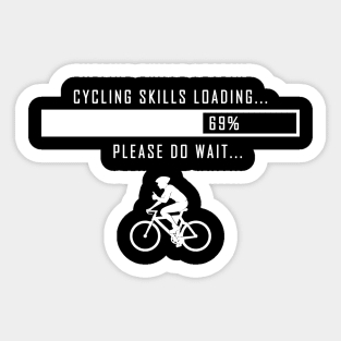 Cycling Skills Loading / cycling Sticker